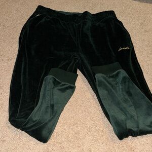 Lacoste Kids Black Velour Joggers